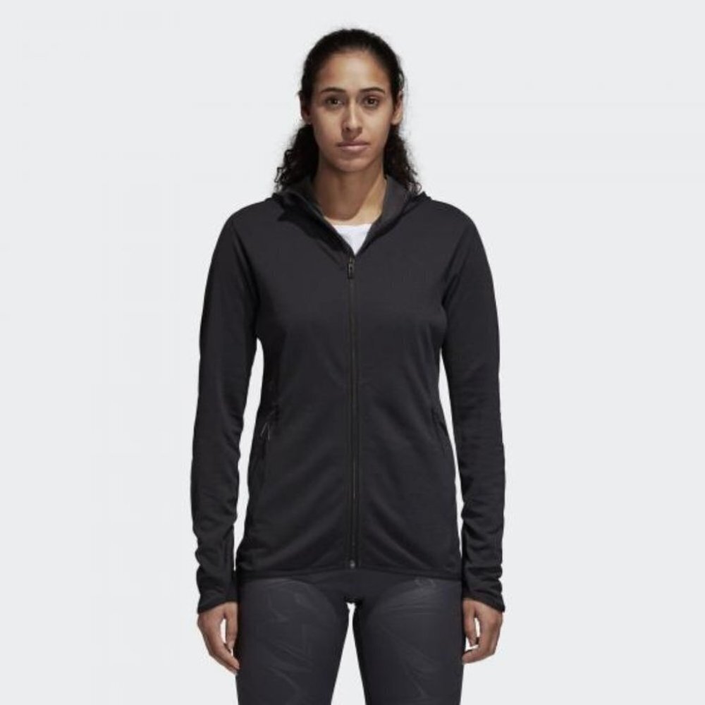 ADIDAS  CLIMACOOL Hooded Jacket Dark Grey Size Medium